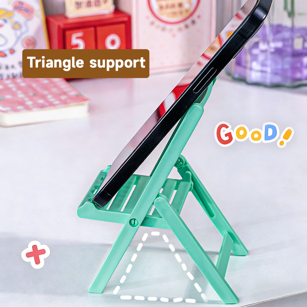 Mini Folding Chair Phone Stand - Kawaii Tech Accessories recension och pris