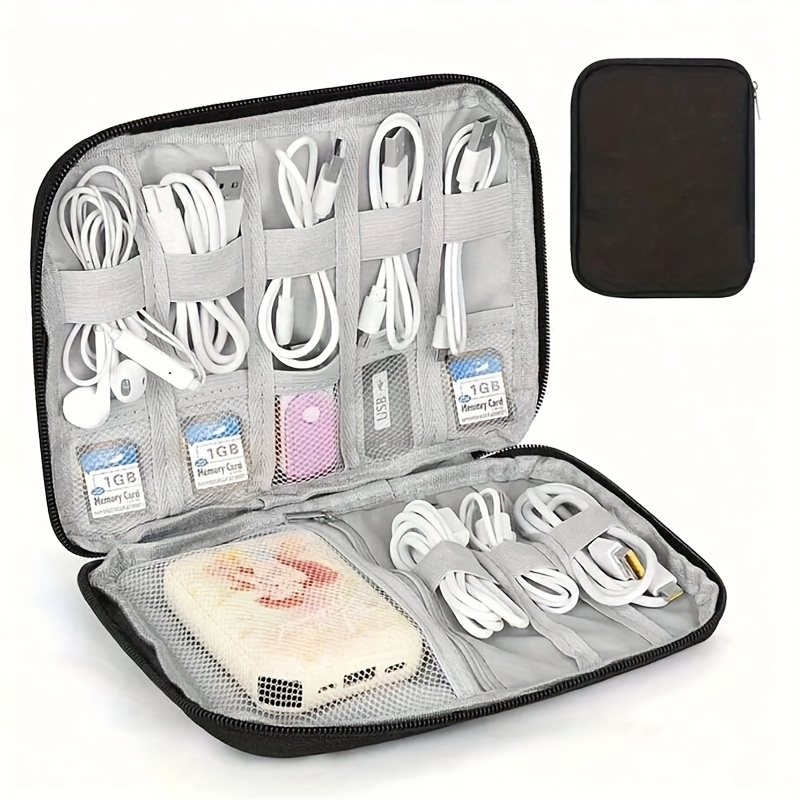 1PC Travel Cable Organizer Cas - Tech Accessories Travel Organizer Pouch recension och pris
