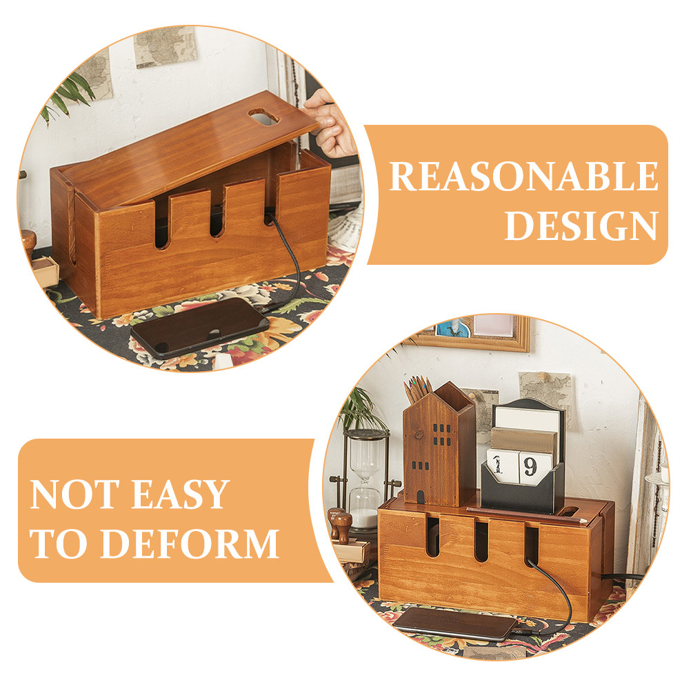Desk Cable Organizers Box Cabl - Tech Accessories Storage recension och pris