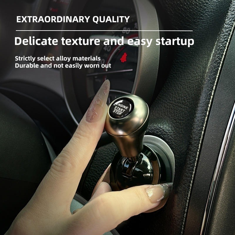 Car One-Touch Start Button wit - Tech Car Accessories recension och pris